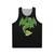 Green dragon unisex tank top