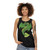 Green dragon unisex tank top - women