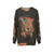 Kaiju Spaghetti Black Sweatshirt - hanging