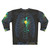 Glowing skeletal dragon design on sweatshirt - Back