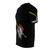 Drummer graphic t-shirt with beat, tempo, and signature design - men left