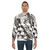M C Escher inspired sweatshirt with surrealist and cubist art design - men