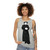 Unisex tank top with great detectives and father brown design - women