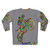 Motocross Sweatshirt with Flower Power Design - Back