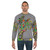 Motocross Sweatshirt with Flower Power Design - men
