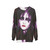 Siouxsie Sioux Inspired Red Light Goth Sweatshirt - hanging