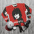 Siouxsie Gothic Post Punk Sweatshirt with Siouxsie Sioux Graphic - flat lay