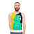 Graphite Christmas Unisex Tank Top - men