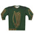Green Irish Celtic Harp Sweatshirt