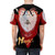 Retro 80s vampire-inspired graphic t-shirt with a hunger theme - men back