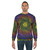 Phish sweatshirt with vibrant, pulsating graphic design and lyrical artwork - men