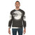 Minimalist landscape design guitar sweatshirt with moon and nature - men