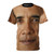 A stylized, creative portrait of former President Barack Obama's face printed on a high-quality t-shirt.