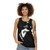Unisex tank top featuring stunt scooter tricks - women