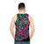 Gorilla vs Architeuthis unisex tank top with an animal battle design - men back