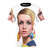 Retro 1960s fashion inspired Twiggy-style graphic t-shirt