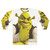 Shrek themed sweatshirt featuring the beloved ogre character