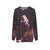 Shooting Stars The Astronaut Artist Galaxy Sweatshirt - hanging