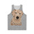 Golden Retriever dog wearing a tank top