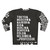 Money Heist Sweatshirt featuring characters from the popular TV series - Back