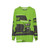 Shelby GT 500 Grabber Lime Sweatshirt - hanging