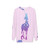 Silhouette sweatshirt featuring the last unicorn character Lady Amalthea - hanging