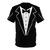 Tuxedo-inspired graphic t-shirt featuring a retro college humor design inspired by the iconic film Animal House - Back