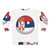 Serbian Countryball Patriotic Sweatshirt - Back
