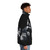 "The Cabinet of Dr. Caligari" puffer jacket featuring vintage horror movie imagery - men side right