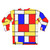 Mod 60s Mondrian Style Abstract Sweatshirt - Back