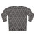 Motion capture inspired sweatshirt with triangle pattern design - Back