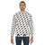 Schnauzer Sweatshirt with Houndstooth Pattern - men