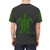 Colorful t-shirt design featuring a turtle, a legendary animal in nature. - men back