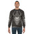 Satanic demon sweatshirt with dark gothic design - men