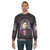 Lizzie Borden Purple Dress Pansy Brooch Sweatshirt - men