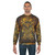 Sacred geometry spiritual sweatshirt with mandala design - men