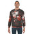 Sacred Flowers Sweatshirt featuring geometric floral renaissance and glitch art design - men