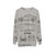 Mazda RX8 blueprint design on black sweatshirt - hanging