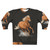 Running palomino horse painting on a graphic sweatshirt