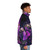 Mortal Kombat Rain Puffer Jacket featuring iconic characters and abstract designs - men side right