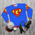 Super Letter Sweatshirt - Superhero Graphic Letter Apparel - flat lay
