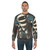 Cute robot hero character on gray sweatshirt - men