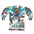 Retro ski poster design sweatshirt