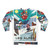 Retro ski poster design sweatshirt - Back