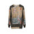 Legendary Japanese Battle Sweatshirt featuring anime-inspired art of samurai warrior - hanging