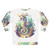 Legendary fantasy seahorse and deer graphic on a sweatshirt - Back