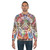 Retro tie dye peace sign psychedelic sweatshirt - men