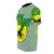 Retro-styled t-shirt featuring the Green Hornet, a 1960s television superhero character. - men left