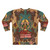 Lakshmi - Goddess of Wealth Hindu Sweatshirt - Back