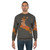 Reindeer sweatshirt with colorful legendary animal art design - men